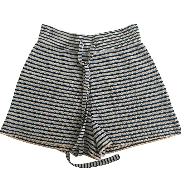 A.L.C. Striped Cotton-blend Short SZ XS - Picture 3 of 5